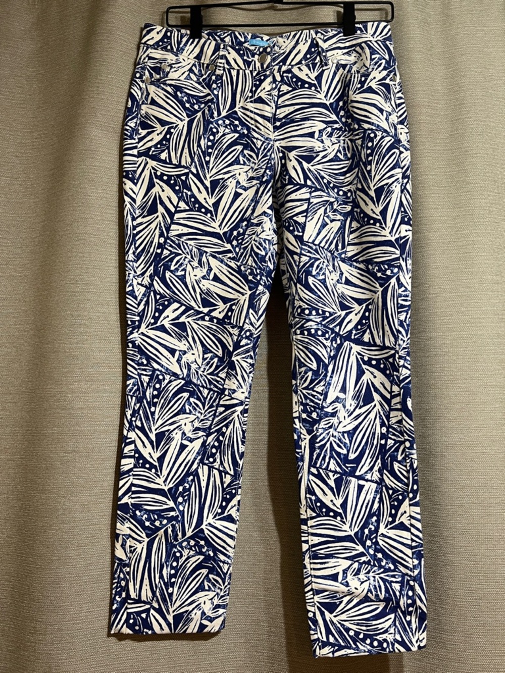 J.Mclaughlin Printed Leaf Print Jeans Stretch Casual‎